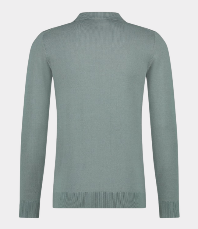 Saint Steve Berend s polo silver green