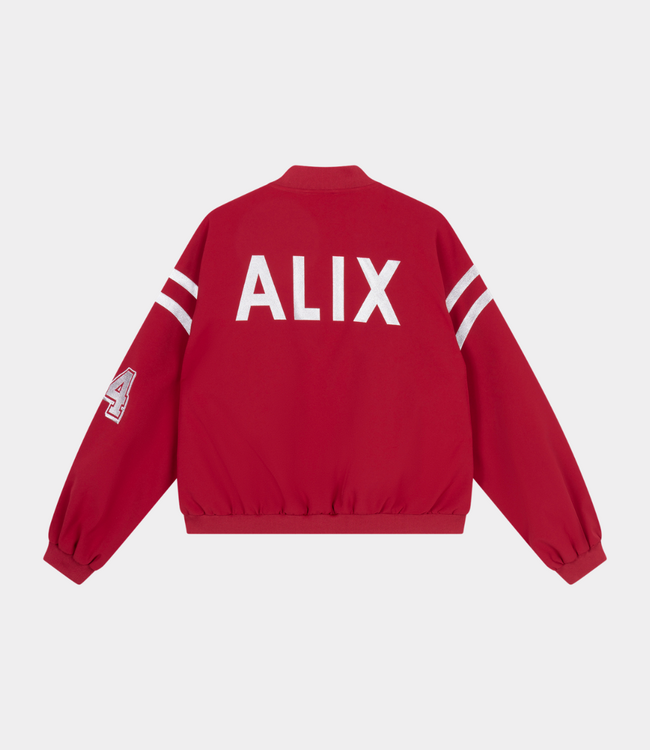 Alix the Label tape jacket bordeaux