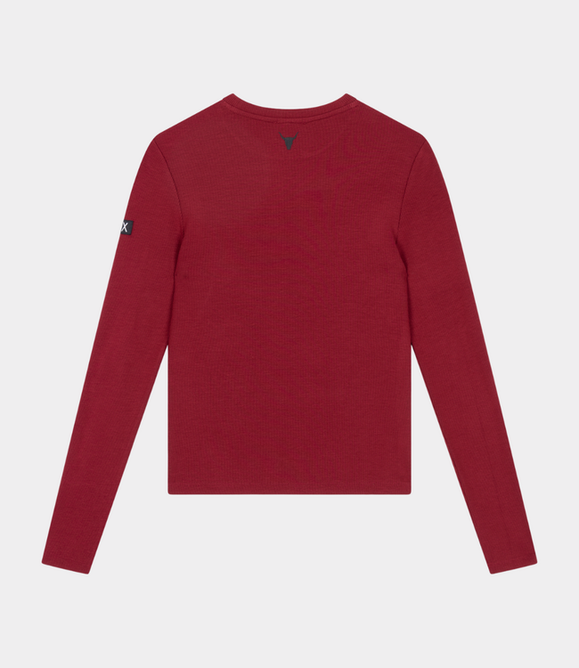 Alix the Label Longsleeve top bordeaux