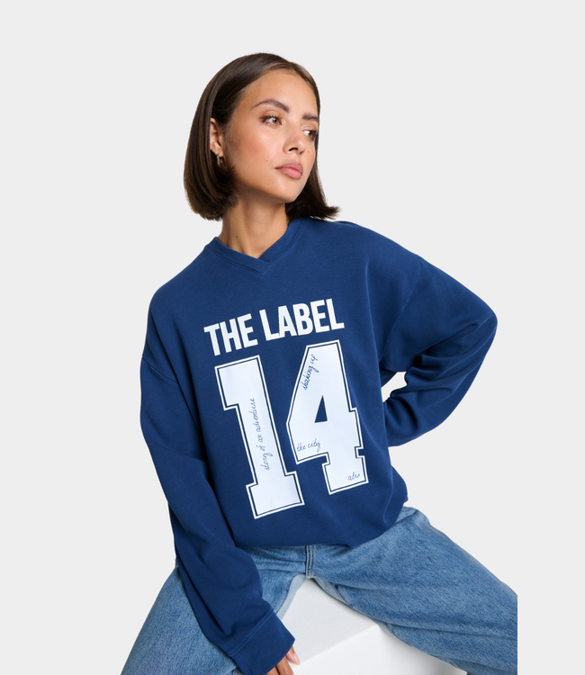 Alix the Label Sports sweater navy