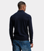 Butcher of Blue Clifden half zip knit alaska Blue