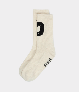 10Days The socks 10 soft white melee