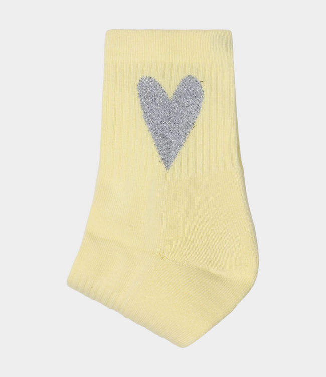 10Days Socks heart pastel yellow