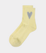 10Days Socks heart pastel yellow