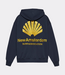 New Amsterdam logo hoodie navy blazer/sun yellow