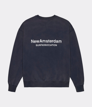 New Amsterdam logo crewneck navy
