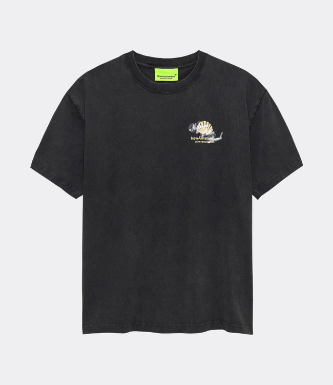 New Amsterdam welcome to palmbeach tee antracite