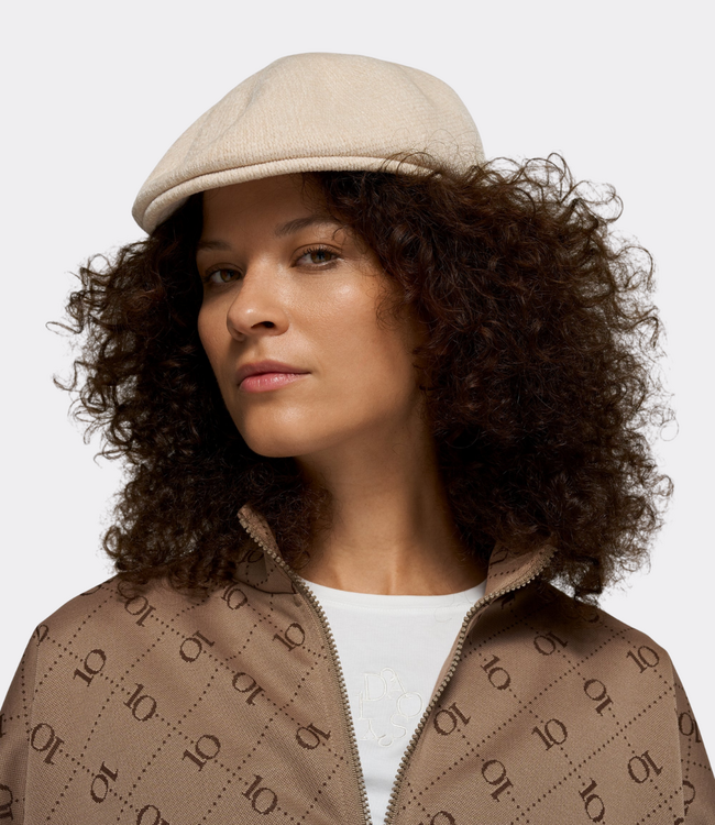 10Days knit flat cap pearl