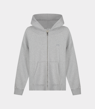 Olaf signature zip hoodie heather grey
