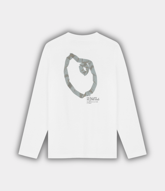 Olaf tape palette ls tee optical white