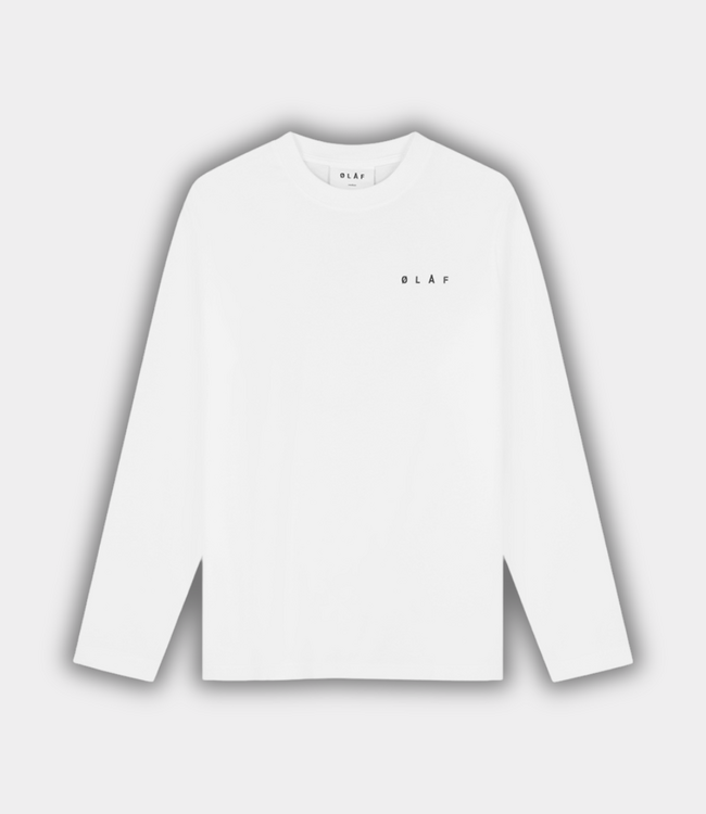 Olaf tape palette ls tee optical white