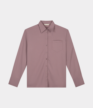 Olaf drapey asymmetric shirt twilight mauve