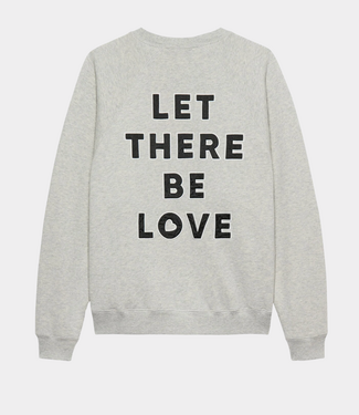 Catwalk Junkie Graphic sweater light grey melange