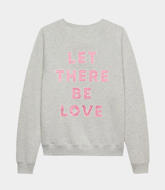 Catwalk Junkie Graphic sweater light grey melange