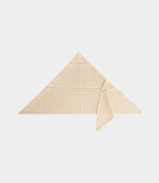 Olaf Face logo knit bandana offwhite