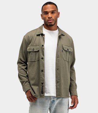 Butcher of Blue Phil Jersey Overshirt Dk. Granite Green