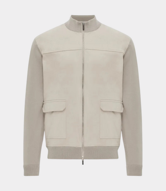 Gentiluomo Jacket zip ls mid brown