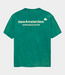 New Amsterdam Logo tee sea green/butter yellow