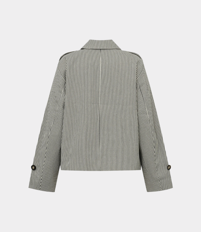 MbyM Becker-m abner blazer black beige stripe