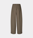 Samsoe Samsoe Saharper pleat trousers major brown