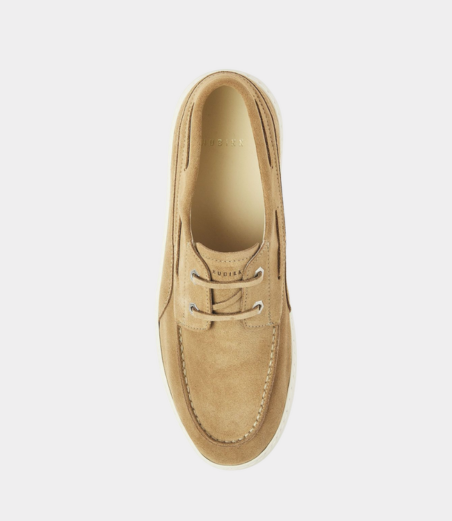 Nubikk Jiro Yacht Shoe Oak Suede – Heren Sneaker van Premium Suède