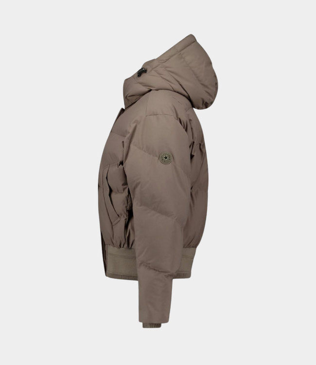 Airforce Bex bomber jacket bungee cord