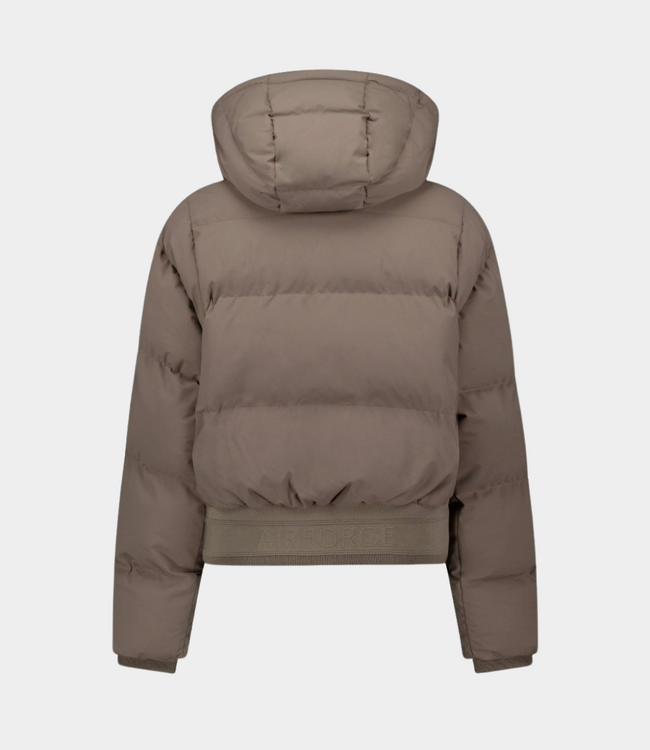 Airforce Bex bomber jacket bungee cord