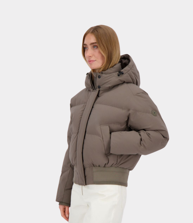 Airforce Bex bomber jacket bungee cord