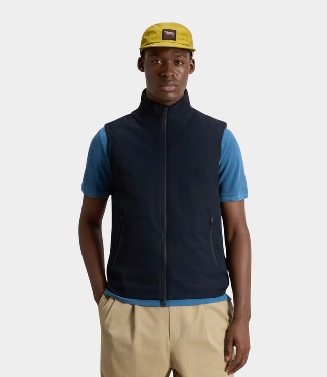 Woolrich Sailing two layers vest melton blue