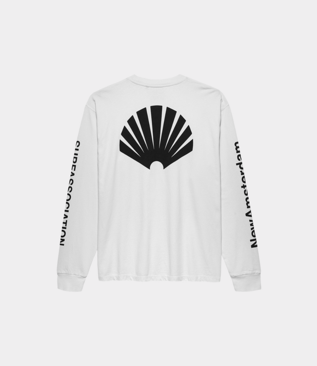 New Amsterdam Logo Longsleeve Shirt – White / Black