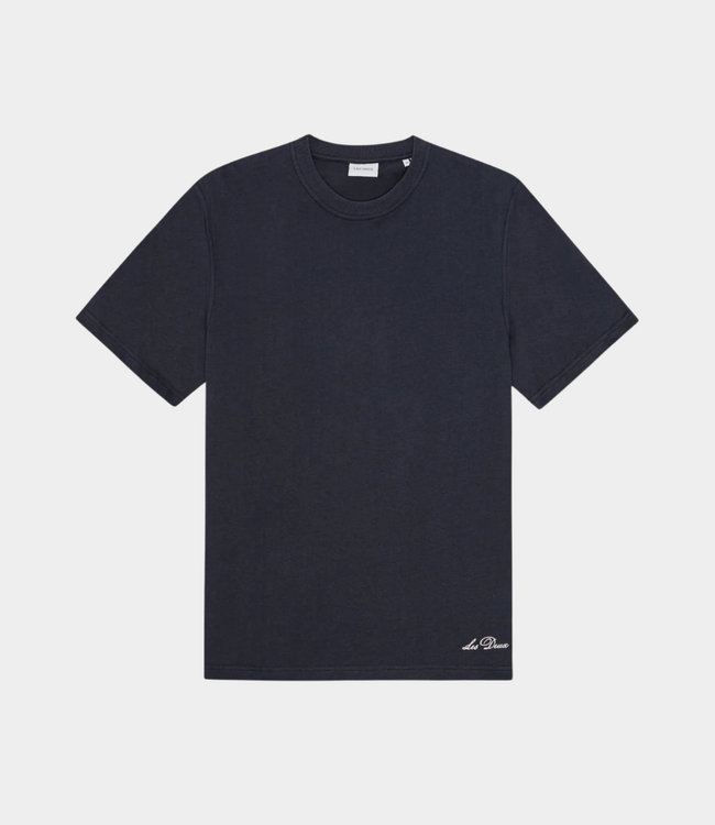 Les Deux Ben artist t-shirt dark navy
