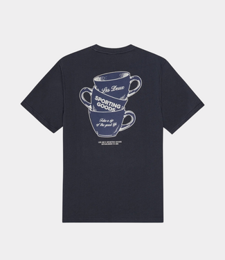 Les Deux Ben artist t-shirt dark navy