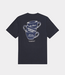 Les Deux Ben artist t-shirt dark navy