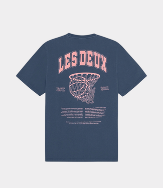 Les Deux Brady hoop t-shirt dark denim blue