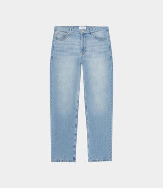Les Deux Ryder washed denim jeans light indigo wash