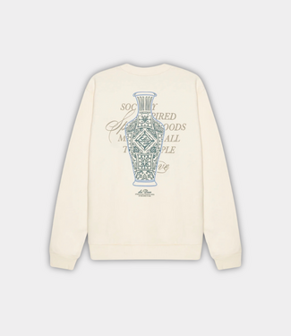 Les Deux Faience sweatshirt eggnog white