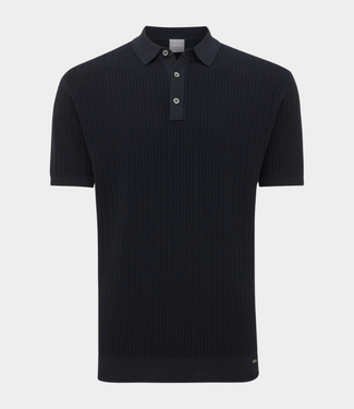 Gentiluomo polo 3 buttons ss navy