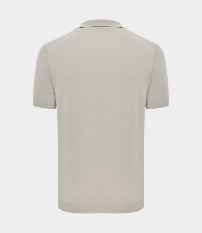 Gentiluomo polo no buttons ss brown