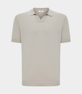 Gentiluomo polo no buttons ss brown
