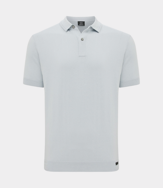 Genti polo 2 buttons ss light blue