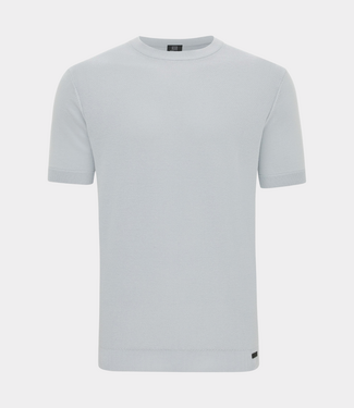 Genti round neck ss light blue