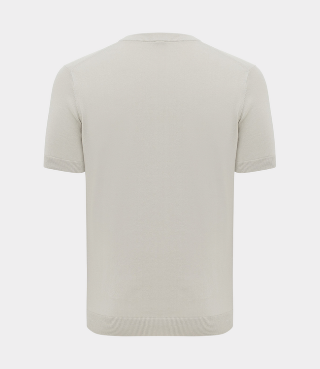 Genti round neck ss mid brown