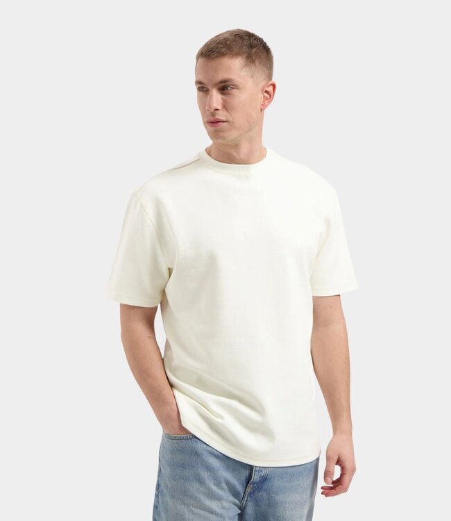 Law of the Sea Auren structured tee snow white