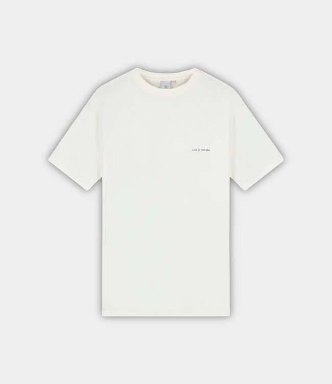 Law of the Sea Pollen artwork tee snow white