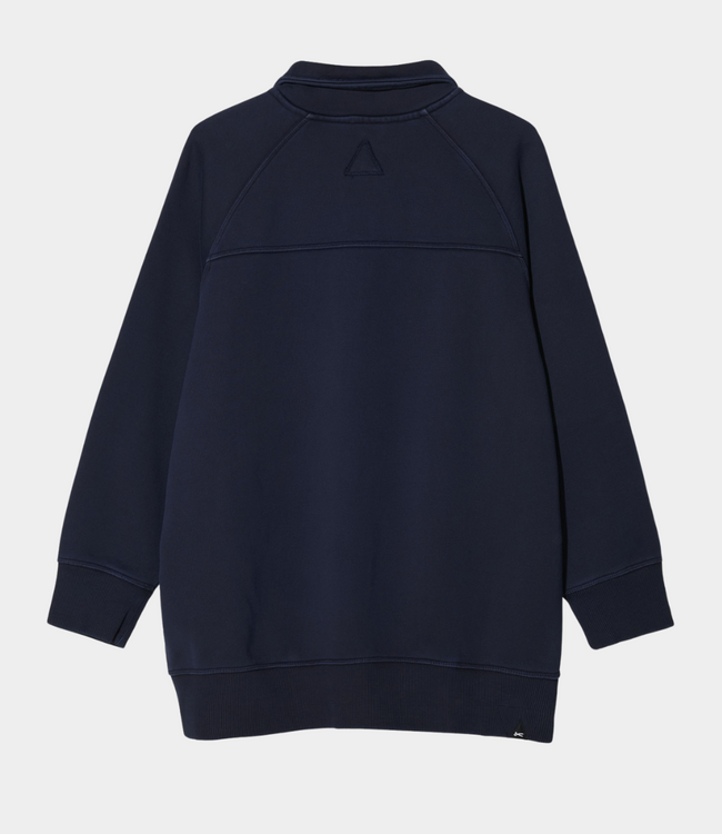 Denham us navy polo sweatshirt hcs navy blazer