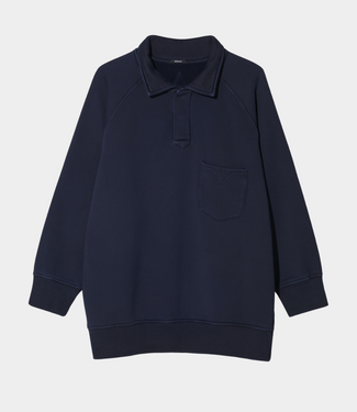 Denham us navy polo sweatshirt hcs navy blazer