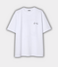 Denham cooper graphic tee 24/1 jersey white