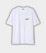 Denham andrew graphic tee 24/1 jersey white