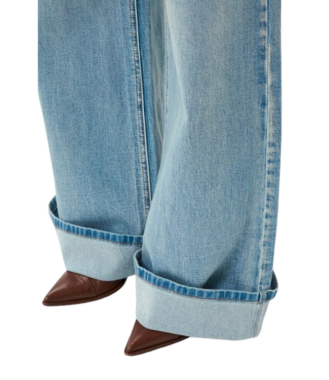 Gestuz GZsara HW wide jeans Washed blue