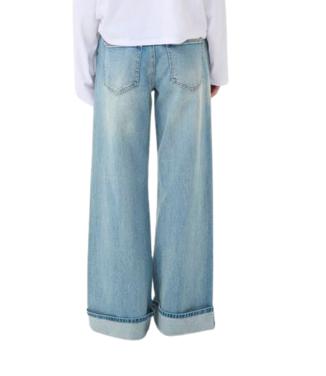 Gestuz GZsara HW wide jeans Washed blue